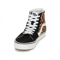 Chaussures Femme Baskets montantes Vans UA SK8-HI Noir / Leopard -Baskets mode Soldes 22872692 500 C