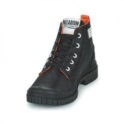 Chaussures Baskets montantes Palladium SP20 OVERLAB Noir / Orange -Baskets mode Soldes 22878673 500 C