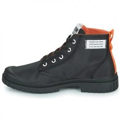 Chaussures Baskets montantes Palladium SP20 OVERLAB Noir / Orange -Baskets mode Soldes 22878673 500 D