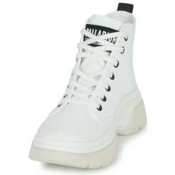 Chaussures Femme Baskets montantes Palladium PALLAWAVE Blanc -Baskets mode Soldes 22878675 500 C
