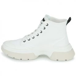Chaussures Femme Baskets montantes Palladium PALLAWAVE Blanc -Baskets mode Soldes 22878675 500 D