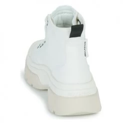 Chaussures Femme Baskets montantes Palladium PALLAWAVE Blanc -Baskets mode Soldes 22878675 500 E