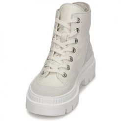 Chaussures Femme Baskets montantes Minelli SELINNHA Blanc -Baskets mode Soldes 22879118 500 C