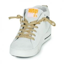 Chaussures Femme Baskets montantes Semerdjian GIBBRA Blanc / Beige -Baskets mode Soldes 22916204 500 C