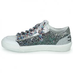 Chaussures Femme Baskets basses Semerdjian ELISE Vert / Blanc -Baskets mode Soldes 22916205 500 D