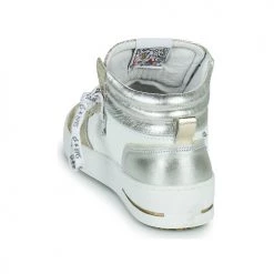 Chaussures Femme Baskets montantes Semerdjian QUITO Doré / Blanc -Baskets mode Soldes 22916209 500 E