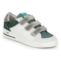 Chaussures Femme Baskets basses Semerdjian GAREN Vert / Blanc / Doré