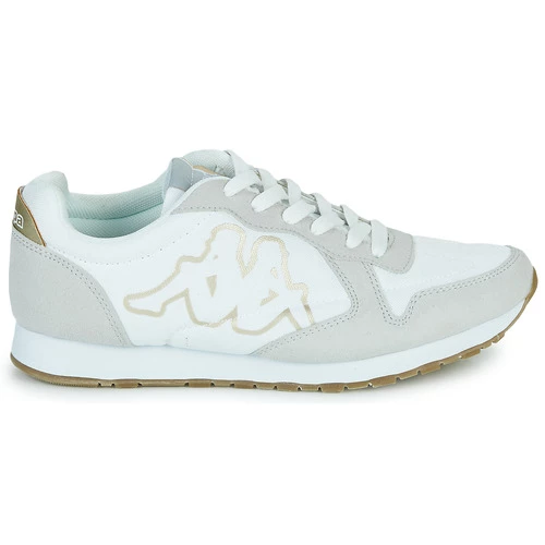Chaussures Femme Baskets basses Kappa KOMAYA WO Blanc / Doré 2 Chaussures Femme Baskets basses Kappa KOMAYA WO Blanc / Doré – Image 2