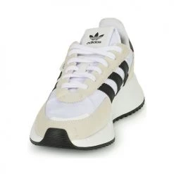 Chaussures Baskets basses adidas Originals RETROPY F2 Blanc / Noir -Baskets mode Soldes 22936585 500 C