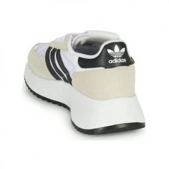 Chaussures Baskets basses adidas Originals RETROPY F2 Blanc / Noir -Baskets mode Soldes 22936585 500 E