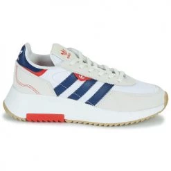 Chaussures Baskets basses adidas Originals RETROPY F2 Blanc / Marine -Baskets mode Soldes 22936591 500 B