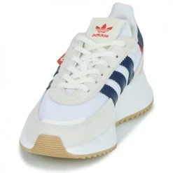 Chaussures Baskets basses adidas Originals RETROPY F2 Blanc / Marine -Baskets mode Soldes 22936591 500 C