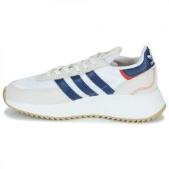 Chaussures Baskets basses adidas Originals RETROPY F2 Blanc / Marine -Baskets mode Soldes 22936591 500 D