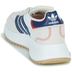 Chaussures Baskets basses adidas Originals RETROPY F2 Blanc / Marine -Baskets mode Soldes 22936591 500 E