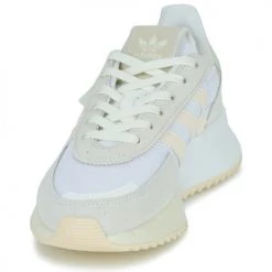 Chaussures Femme Baskets basses adidas Originals RETROPY F2 W Blanc / Beige -Baskets mode Soldes 22936594 500 C