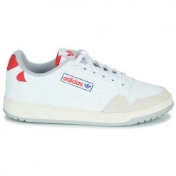 Chaussures Baskets basses adidas Originals NY 90 Blanc / Rouge -Baskets mode Soldes 22936613 500 B