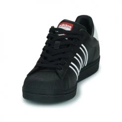 Chaussures Baskets basses adidas Originals SUPERSTAR Noir / blanc -Baskets mode Soldes 22936626 500 C