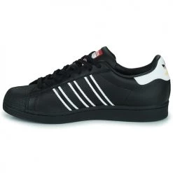Chaussures Baskets basses adidas Originals SUPERSTAR Noir / blanc -Baskets mode Soldes 22936626 500 D