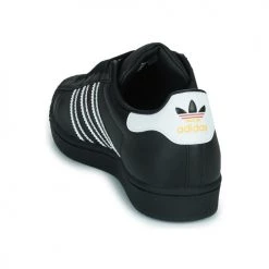 Chaussures Baskets basses adidas Originals SUPERSTAR Noir / blanc -Baskets mode Soldes 22936626 500 E