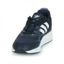 Chaussures Baskets basses adidas Originals ZX 1K BOOST 2.0 Marine / Blanc -Baskets mode Soldes 22936637 500 C