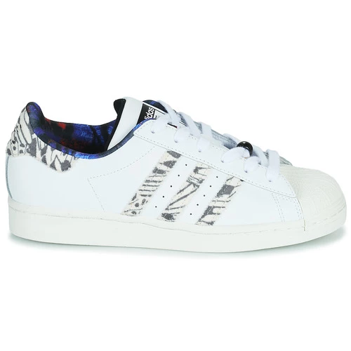 Chaussures Femme Baskets basses adidas Originals SUPERSTAR W Blanc / Noir 2 Chaussures Femme Baskets basses adidas Originals SUPERSTAR W Blanc / Noir – Image 2