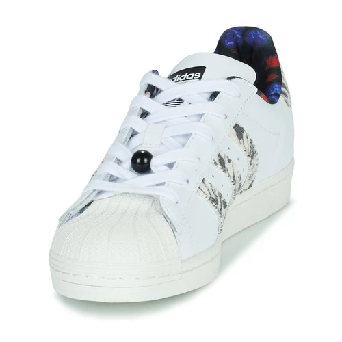 Chaussures Femme Baskets basses adidas Originals SUPERSTAR W Blanc / Noir 3 Chaussures Femme Baskets basses adidas Originals SUPERSTAR W Blanc / Noir – Image 3