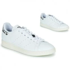 Chaussures Femme Baskets basses adidas Originals STAN SMITH W Blanc / Noir