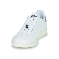 Chaussures Femme Baskets basses adidas Originals STAN SMITH W Blanc / Noir -Baskets mode Soldes 22936640 500 C