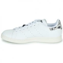 Chaussures Femme Baskets basses adidas Originals STAN SMITH W Blanc / Noir -Baskets mode Soldes 22936640 500 D