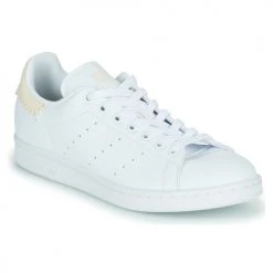 Chaussures Femme Baskets basses adidas Originals STAN SMITH W Blanc / Nude