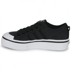 Chaussures Femme Baskets basses adidas Originals NIZZA PLATFORM W Noir -Baskets mode Soldes 22936664 500 D