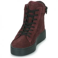 Chaussures Femme Baskets montantes Casual Attitude NOLWEN Bordeaux -Baskets mode Soldes 22947927 500 C