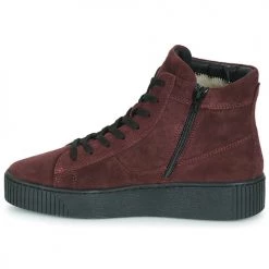 Chaussures Femme Baskets montantes Casual Attitude NOLWEN Bordeaux -Baskets mode Soldes 22947927 500 D