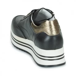 Chaussures Femme Baskets basses NeroGiardini RIVIERA Noir -Baskets mode Soldes 23119211 500 E