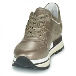 Chaussures Femme Baskets basses NeroGiardini AKOYA Bronze -Baskets mode Soldes 23119212 500 C