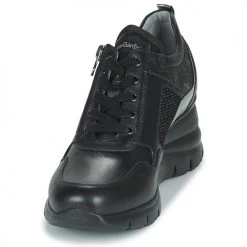 Chaussures Femme Baskets basses NeroGiardini CASTADIVA Noir -Baskets mode Soldes 23119213 500 C