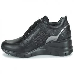 Chaussures Femme Baskets basses NeroGiardini CASTADIVA Noir -Baskets mode Soldes 23119213 500 D