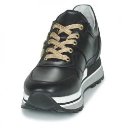 Chaussures Femme Baskets basses NeroGiardini RIVERA Noir -Baskets mode Soldes 23119214 500 C