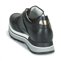 Chaussures Femme Baskets basses NeroGiardini RIVERA Noir -Baskets mode Soldes 23119214 500 E