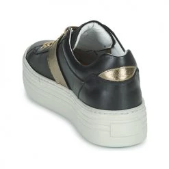Chaussures Femme Baskets basses NeroGiardini RIVERA Noir -Baskets mode Soldes 23119215 500 E