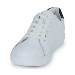 Chaussures Femme Baskets basses Bons baisers de Paname SIMONE UN COUP D AMOUR UN COUP DE JE T AIME Blanc -Baskets mode Soldes 23156710 500 C