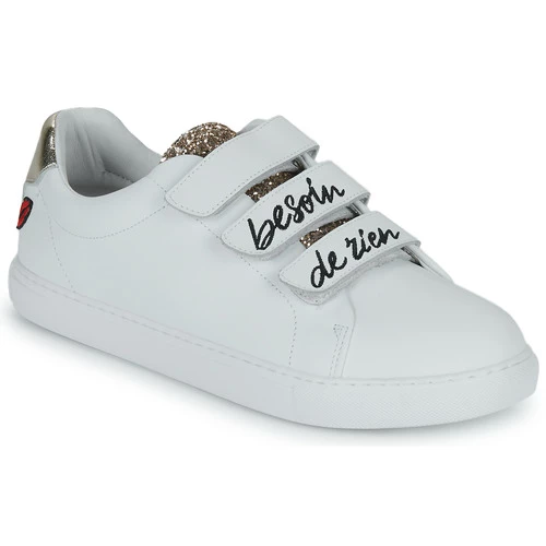 Chaussures Femme Baskets basses Bons baisers de Paname EDITH BESOIN DE RIEN ENVIE DE TOI Blanc 1 Chaussures Femme Baskets basses Bons baisers de Paname EDITH BESOIN DE RIEN ENVIE DE TOI Blanc