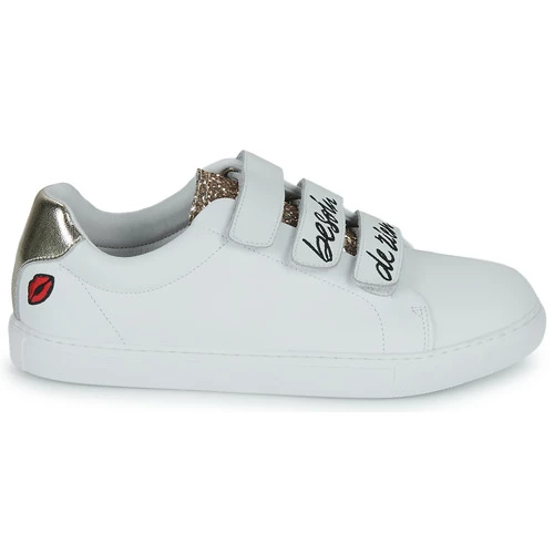 Chaussures Femme Baskets basses Bons baisers de Paname EDITH BESOIN DE RIEN ENVIE DE TOI Blanc 2 Chaussures Femme Baskets basses Bons baisers de Paname EDITH BESOIN DE RIEN ENVIE DE TOI Blanc – Image 2