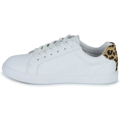 Chaussures Femme Baskets basses Bons baisers de Paname SIMONE CRAZY IN LOVE Blanc 4 Chaussures Femme Baskets basses Bons baisers de Paname SIMONE CRAZY IN LOVE Blanc – Image 4