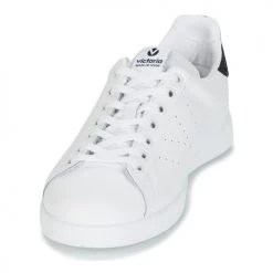 Chaussures Femme Baskets basses Victoria DEPORTIVO BASKET GLITTER Blanc / Noir -Baskets mode Soldes 2317270 500 C