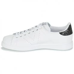 Chaussures Femme Baskets basses Victoria DEPORTIVO BASKET GLITTER Blanc / Noir -Baskets mode Soldes 2317270 500 D