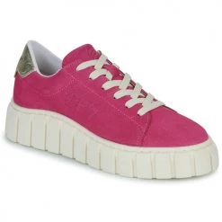 Chaussures Femme Baskets basses Betty London MABELLE Rose / Blanc