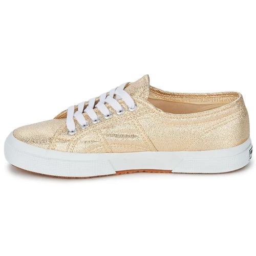 Chaussures Femme Baskets basses Superga 2750 LAME W Doré 4 Chaussures Femme Baskets basses Superga 2750 LAME W Doré – Image 4