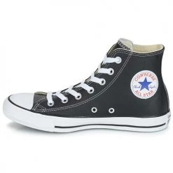 Chaussures Baskets montantes Converse CHUCK TAYLOR ALL STAR LEATHER HI Noir -Baskets mode Soldes 348428 500 D