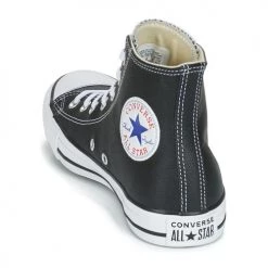 Chaussures Baskets montantes Converse CHUCK TAYLOR ALL STAR LEATHER HI Noir -Baskets mode Soldes 348428 500 E